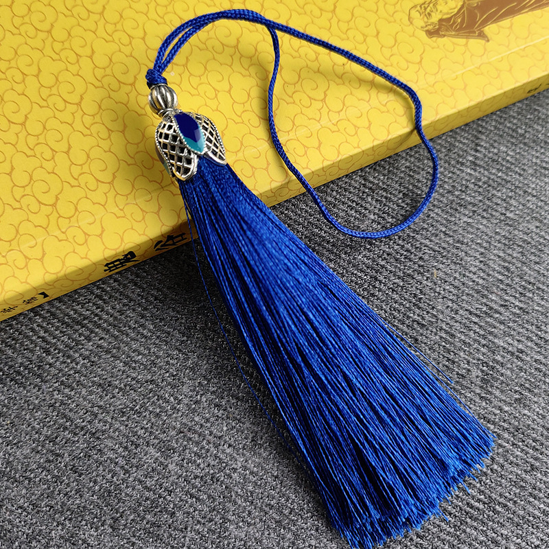 Nueva borla cloisonne corona borla colgante borla nudo chino coche colgante ventas directas de la fábrica