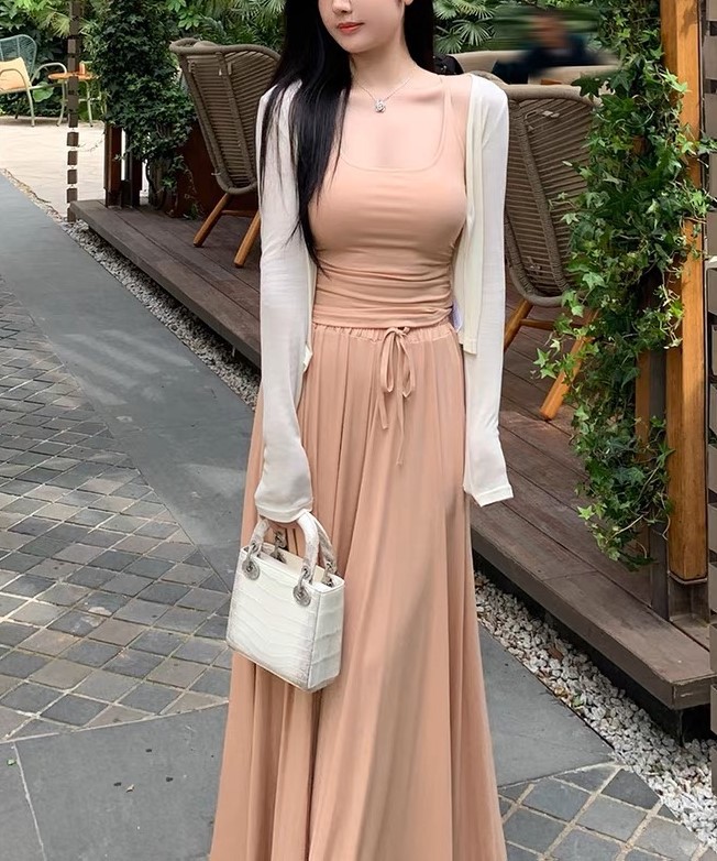 白色棉麻裤子女夏季薄款日系慵懒垂感休闲直筒拖地长裤亚麻阔腿裤详情12