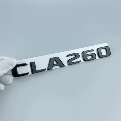 blacked out, Car logo - standard-cla260glossy-black