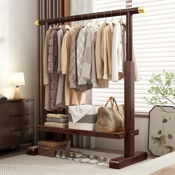 Clothes Hanger Floor Bedroom Coat Rack Household Indoor Entry Door Clothes Shelf Vertical Homestay Small Hanger