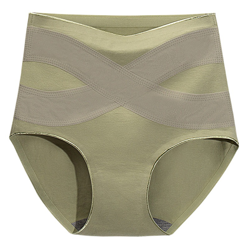 Ropa interior sin costuras de algodón puro antibacteriano de alta cintura del vientre contracción de la cadera de verano transpirable más tamaño grafeno fábrica al por mayor
