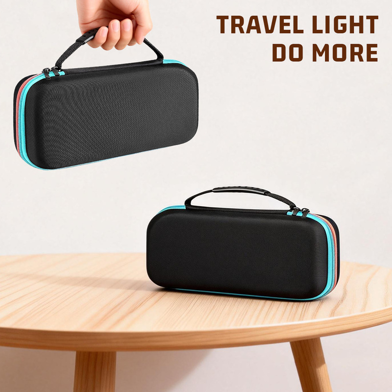 Suitable for Switch2 Second-Generation Game Console Storage Bag, Red and Blue Color Matching Protective Bag