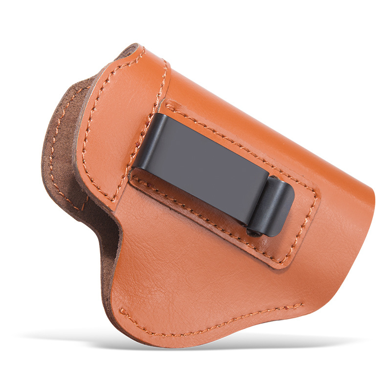 국경 간 야외 장비 새로운 GLOCK COWHIDE G17G19 홀스터 스텔스 전술 홀스터 EDC 홀스터