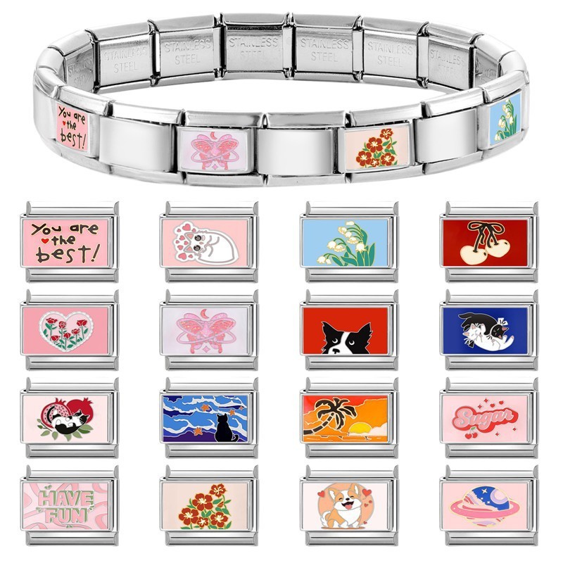 模块创意生日礼物多功能DIY甜美可拼接创意时尚简约手链饰品配件|undefined