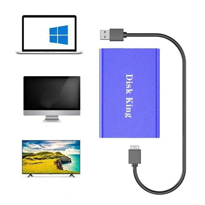 跨境ssd移动固态硬盘金属usb3.0大容量2t1t便携外置固态硬盘批发