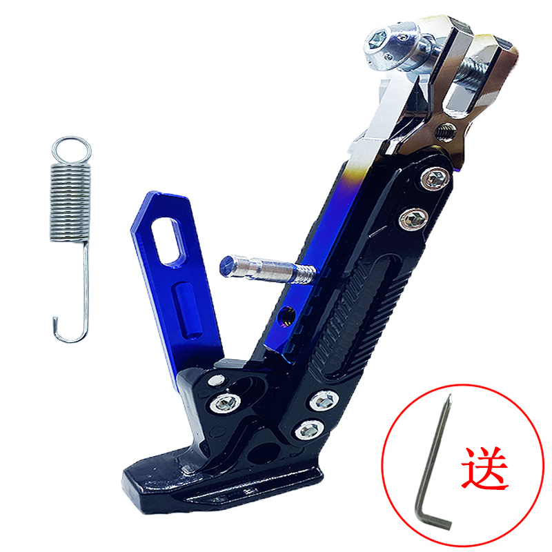 Motorcycle frame, Motuoche Side Stand - adjustable-side-stand-burnt-titanium-with-spring-tool