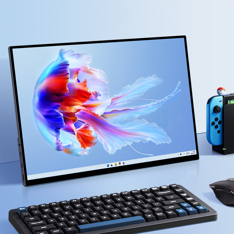 Weichensi Qled 4K Touch Screen Portable Display Built-In Speaker Type-C Interface 16:10 2.5K