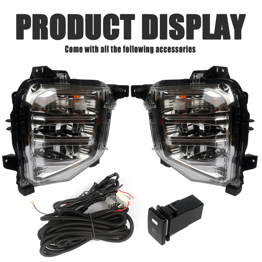 Aplicable a Mitsubishi 20 / 21 / 22 nuevo conjunto de lámpara de niebla delantera Pajero LED luz de conducción diurna luz de barra delantera
