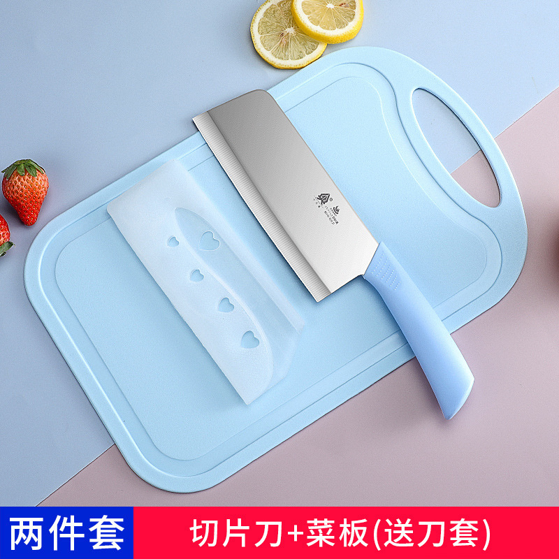 Cuchillo de cocina de acero inoxidable de plástico de cocina de cocina para el hogar, descubierto conjunto de tijeras de combinación de regalos
