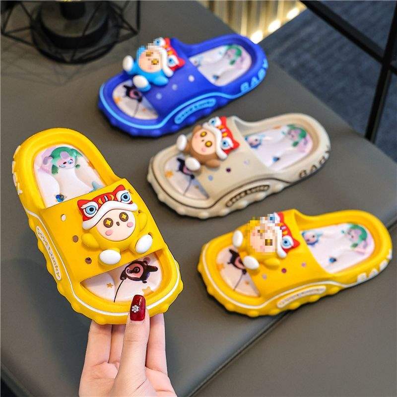 Children's Slippers for Girls and Boys Summer 2025 New Egg Party Bath Non-Slip Family Kidsren's Home Sandals