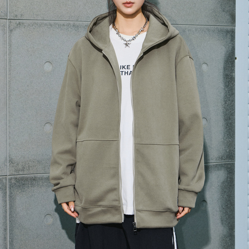 Hanpai Men's Cardigan Hooded Sweatshirt Men's Spring & Fall Casual Top Loose American Retro Trendy Brand Men's Jacket Hanpai Men's Cardigan Hooded Sweatshirt Men's Spring & Fall Casual Top Loose American Retro Trendy Brand Men's Jacket