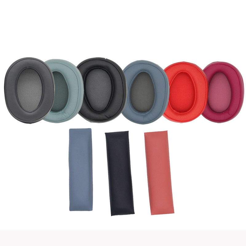 Suitable for Sony Mdr-100Abn Wh-H900N Headphone Cover Sponge Protective Cover Leather Cover Head Beam Crossbeam Ear Pad