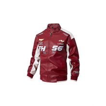 大码皮衣男2025新款跨境男装皮夹克男士外套春秋季新款潮牌机车服