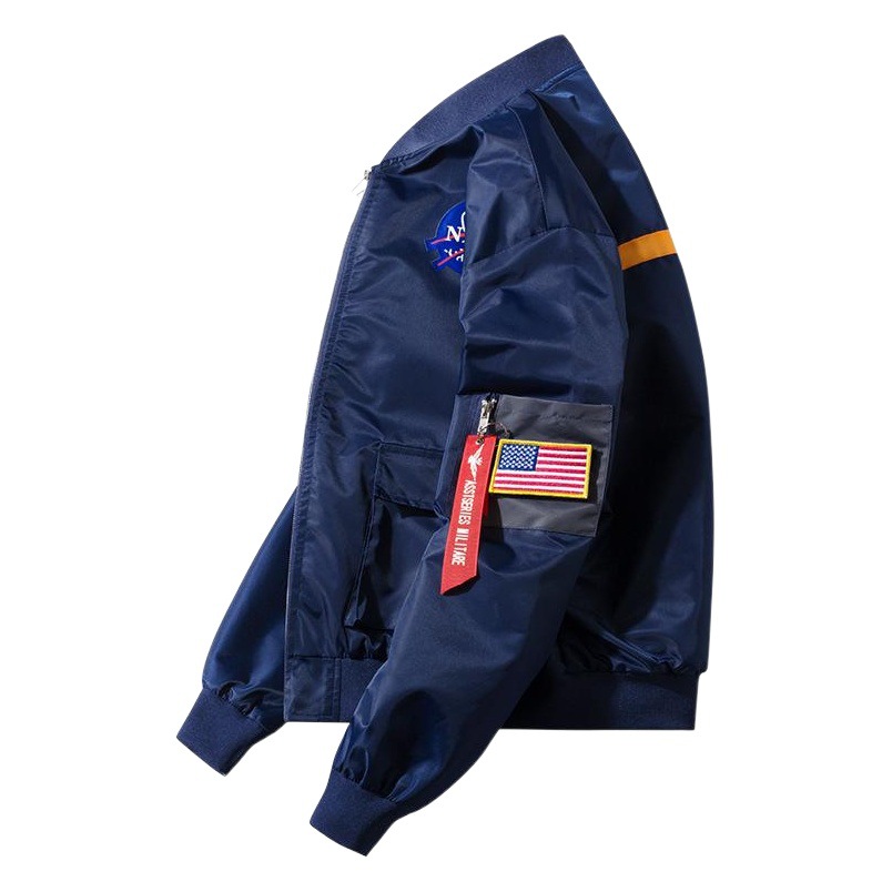 Flying abrigo de algodón acolchado de los hombres de moda guapo moda casual piloto de la Fuerza Aérea uniforme de béisbol de moda marca de invierno Chaqueta de algodón acolchado