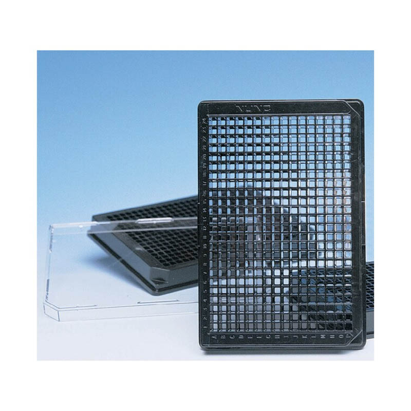 142761/142762 384孔底透微孔板，聚苯乙烯/聚合物底，黑色/白色