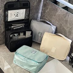 新しい旅行防水トイレタリーバッグ女性のポータブル大容量多機能バッグ男性の乾湿分離機内持ち込み収納バッグ