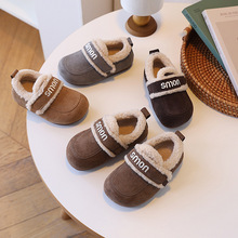 儿童棉鞋2025秋冬季新款女童加绒保暖毛毛鞋宝宝勃肯鞋豆豆鞋