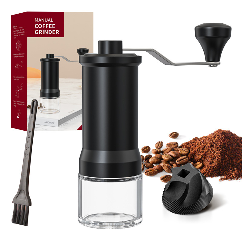 Molinillo de granos de cerámica manual molinillo de granos de café transfronterizo explosivo Amazon molinillo de cerámica externa almacén de polvo de vidrio