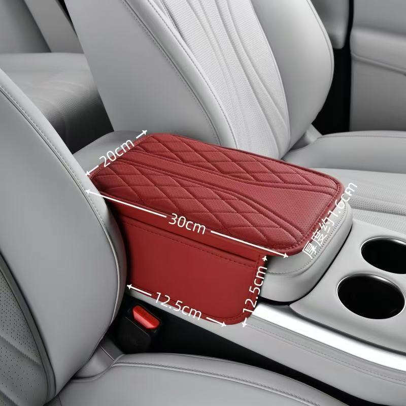 Cross-Border Universal Car Armrest Box Pad, Multi-Functional Storage Bag, Car Armrest Box Protective Pad, Breathable Version