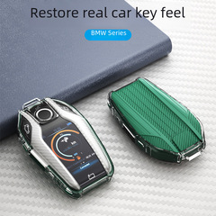 BMW 7 Series Key Fob Holder for 740 Intelligent, New 5 Series 530L, 6 Series GT Car Key Case with X3 LCD Screen
