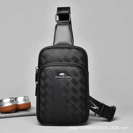 新款男士邮差包编织相机包单肩斜挎包高品质图片实拍户外跨境便携