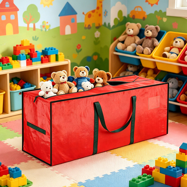 Waterproof durable capacious storage bag with zipper