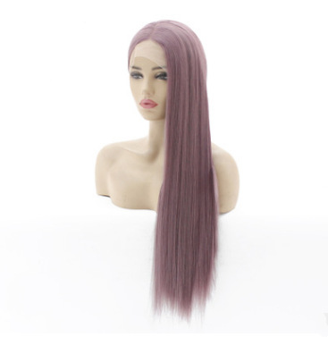 Fábrica de gancho de mano de seda de alta temperatura de encaje de fibra química delante de la línea recta LW0044