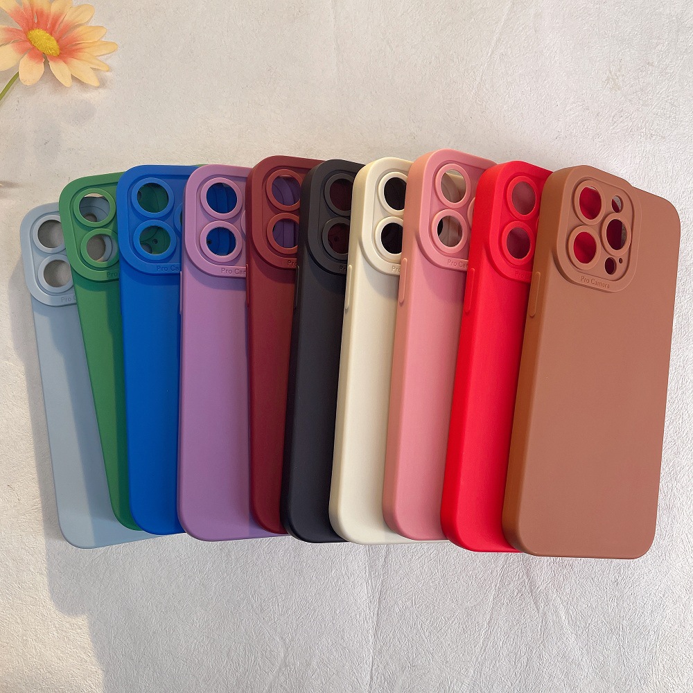 Matte Silicone Phone Case For Apple Iphone - Durable Protection_voghion.com