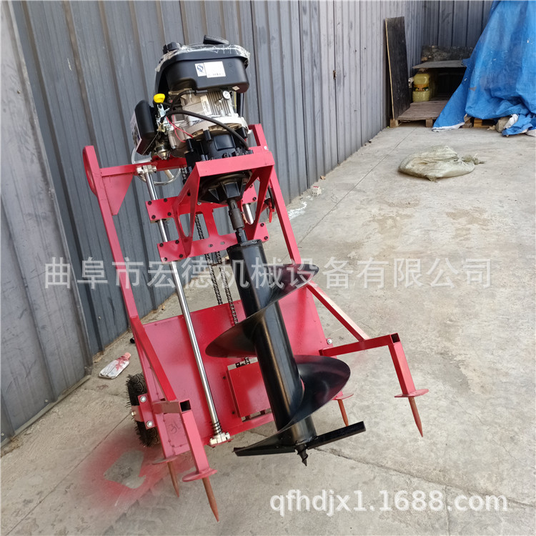 多功能植树钻眼机 便携式打洞机 手提式汽油挖坑机