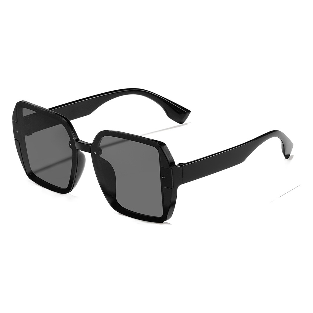Nuevo estilo coreano elegante marco cara-mirando pequeñas gafas de sol pc personalidad europea y americana femenina ins estilo desgaste esencial gafas de sol de protección solar