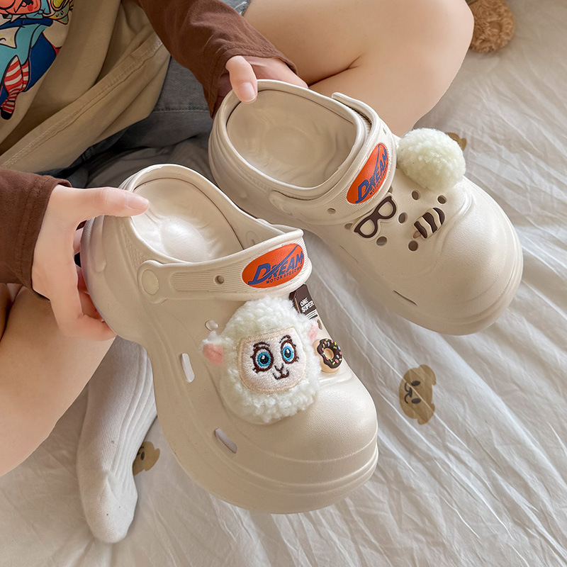 Zootopia Croc Shoes for Women Cute Cartoon DIY Personalized Accessories Celebrity Style Co-Branded Croc Shoes for Outdoor Wear