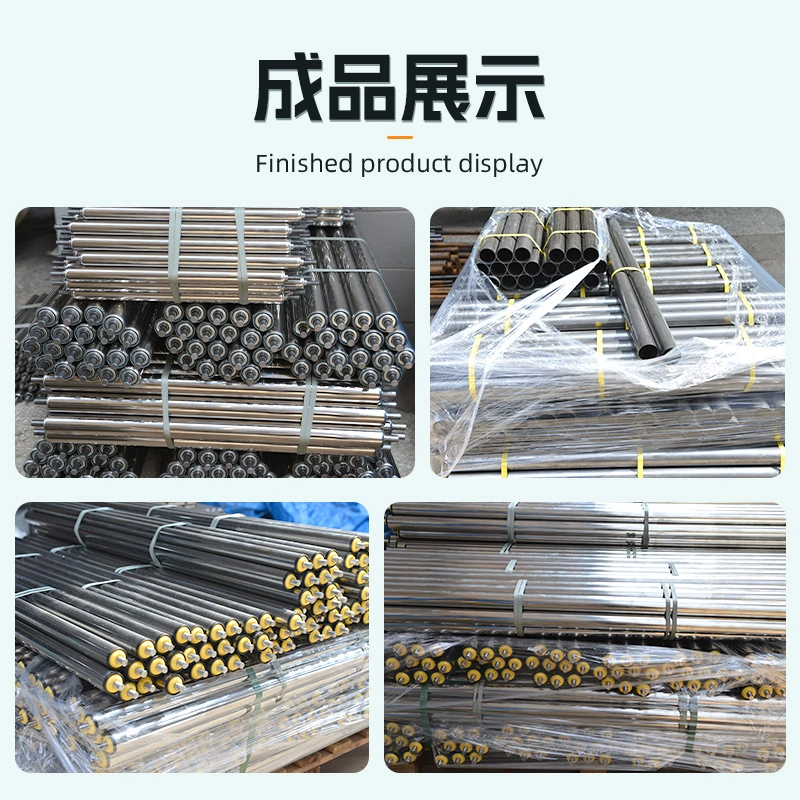 Spot wholesale stainless steel non -dynamic drum galvan galvanized roller roller roller roller flowing water line roller roller