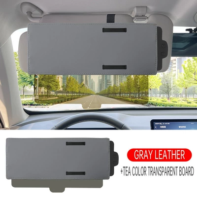 Supplies Cross-Border, Sun shade - gray-leather-brown-transparent-board
