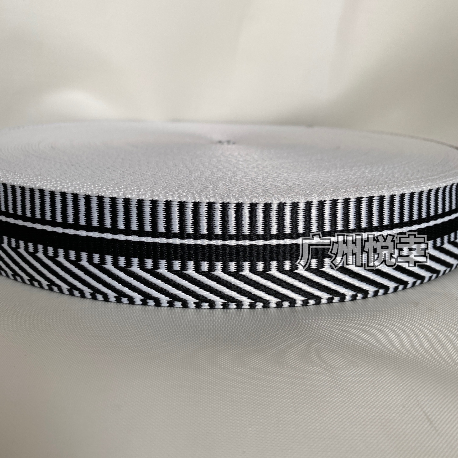 Suministro directo de fábrica bohemio contraste color poliéster jacquard cinta correa de hombro cinturón de libro bolsa cinturón Tejido estilo étnico