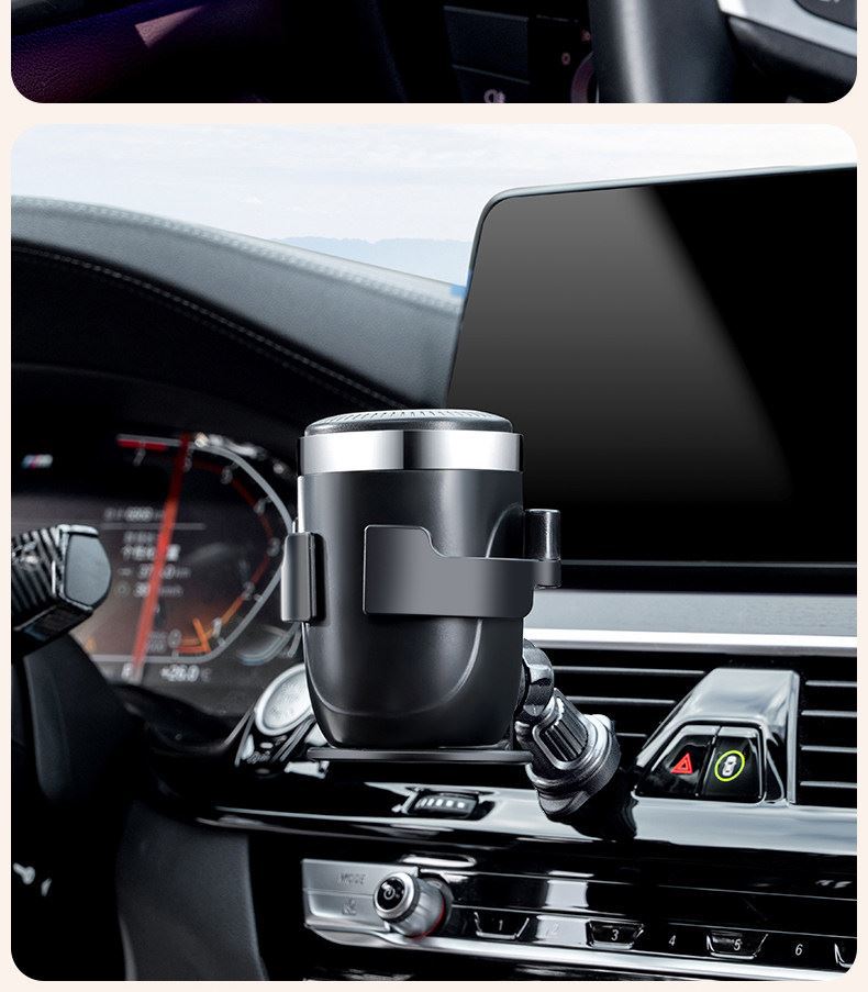 Car-mounted cup holder, milk tea cup holder, car air conditioning vent ashtray holder, beverage rack, multifunctional