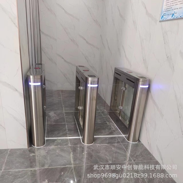 游泳馆健身房出入口摆闸会员制刷手环闸机防撞小摆闸扫码检票系统
