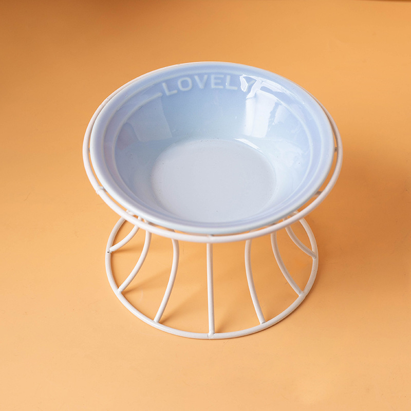 Fan Fan customizado con el mismo tipo de cat cuenco anti-derribe cuenco de agua para mascotas platos de comedor anti-negro barbillo protector de color