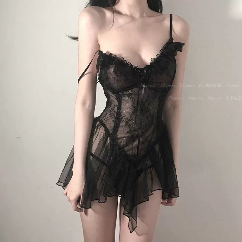 Sexy transparent underwear, pijama, uniform, set