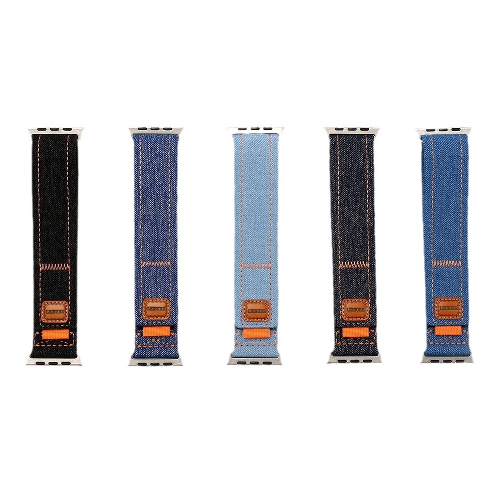 Heißer Verkauf Uhrenarmband Iwatch9ultra 2 Serie Outdoor Sports Denim Woven Mehrfarbig Optionales Armband Qualitätssicherung Zubehör_voghion.com