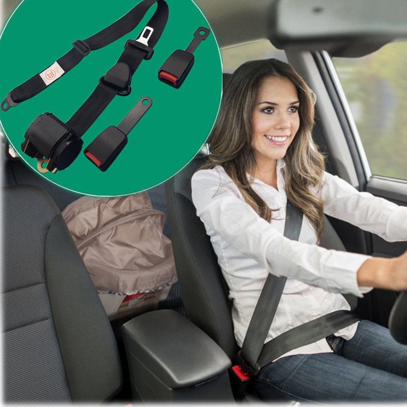 Automobile Passenger Car Truck Driver and Passenger Fully Automatic Telescopic Emergency Locking Three-Point Safety Belt Safety Belt Wholesale