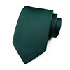 Powerful merchant supplies satin solid color 8cm fashion business professional men's tie