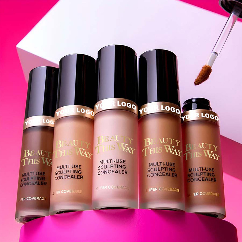 Too Faced Concealer, concelador de base, concelador de base de maquillaje ligero y fino, concelador de base líquido para reparar la apariencia, concelador de base
