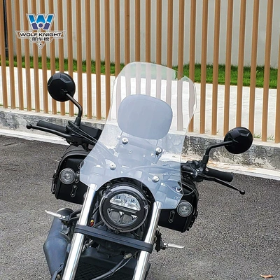 navigation bracket modification, Motorcycle front windshield - transparent-height-50cm