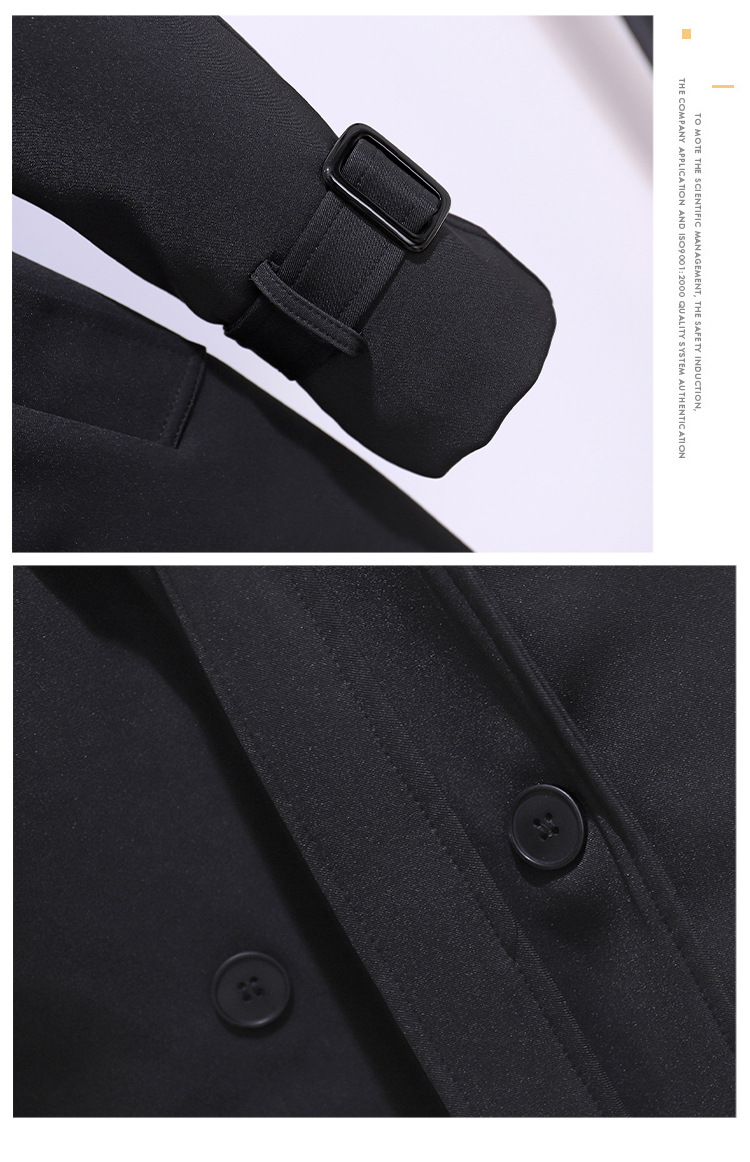 Women's Coat British Style Khaki Blazer For Autumn And Spring_voghion.com
