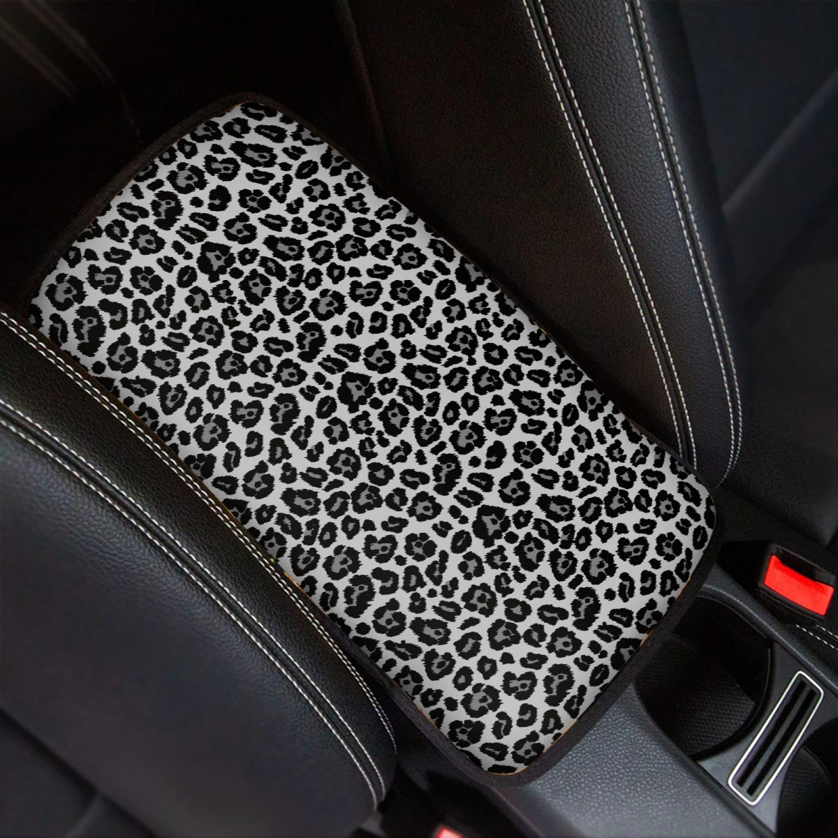 Amazon Car Armrest Mat Leopard Print Foreign Trade Car Center Console Armrest Pad Protective Cover Custom-Made According to Your Design