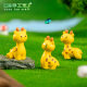 Micro landscape creative cute giraffe animal gardening landscaping DIY accessories mini desktop small ornaments