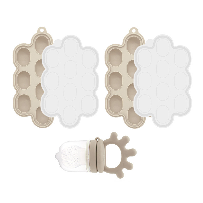 Bordando frutas y verduras de grado alimenticio, juego de vajilla para alimentación materna e infantil, caja de alimentos, suplemento alimenticio para frutas para bebés