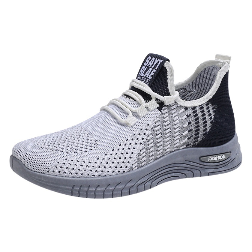 Zapatos para hombres 2024 verano nuevo estilo transpirable comercio exterior transfronterizo con cordones zapatos deportivos ligeros para hombres al por mayor