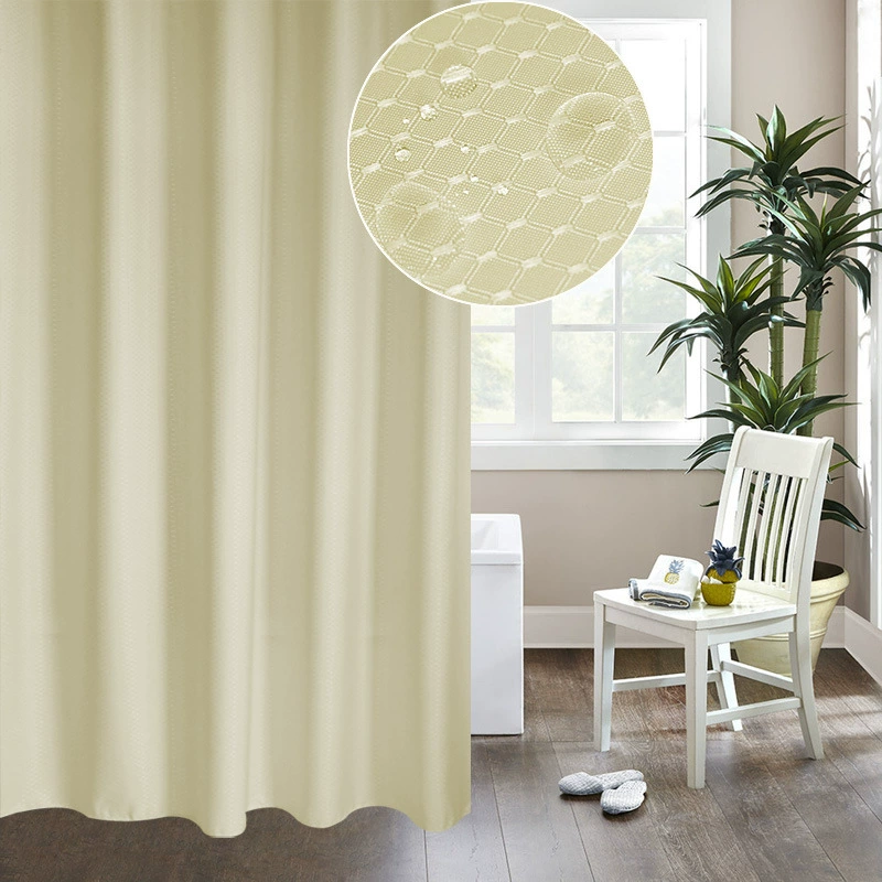Pure color Curtain shower curtain, waterproof and mildew and thickening 190 grams