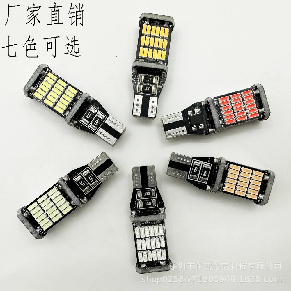 Автомобильные светодиодные фонари заднего хода T15 4014 подсвеченные задние фонари 45 огней поворотов W16W Обещенные производители декодирования оптом